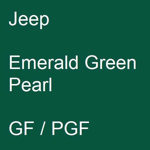 Jeep, Emerald Green Pearl, GF / PGF.